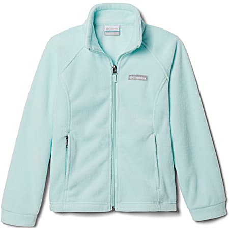 Columbia Girls' Benton Springs Icy Morn Full Zip Long Sleeve Fleece Jacket