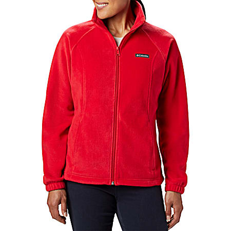Women's Benton Springs Red Lily Full Zip Fleece Jacket