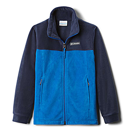 Kids' Steens Mountain II Colorblock Full Zip Long Sleeve Fleece Jacket
