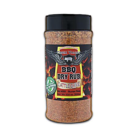10.8 oz Cattle Drive Barbeque Dry Rub