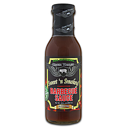 12 oz Sweet N Smokey Competition Barbeque Sauce