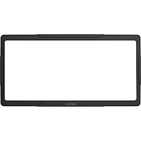 Black Silicone License Plate Frame