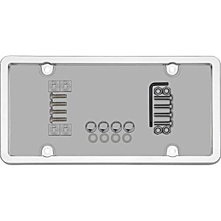 Ultimate Chrome/Smoke License Plate Frame