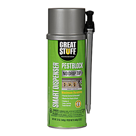 12 oz Pestblock Insulating Foam Sealant Smart Dispenser