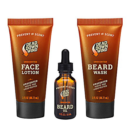 The Woodsman Premium Unscented Beard & Face Kit - Unscented