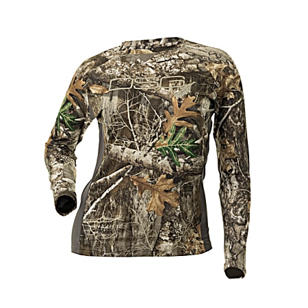 Women's Realtree Edge Lightweight Crew Neck Long Sleeve Tech Shirt