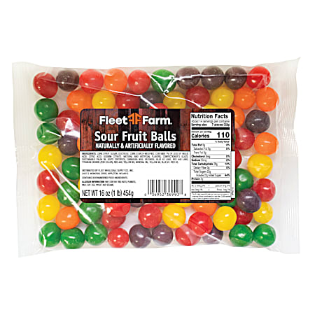 Fleet Farm 16 oz Sour Fruit Balls
