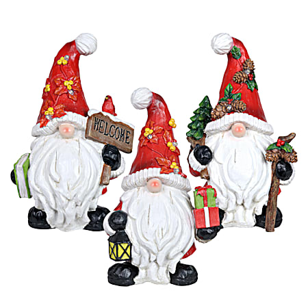 8.4 in. Christmas Gnome w/ Festive Hat - Assorted