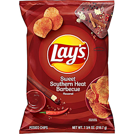 Sweet Southern Heat Barbecue Flavored Potato Chips