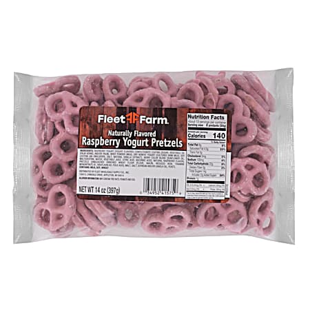 Fleet Farm 14 oz Raspberry Yogurt Pretzels