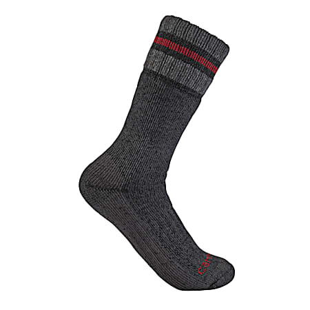 Men's Heavyweight Synthetic-Wool Blend Boot Socks - 2 Pk