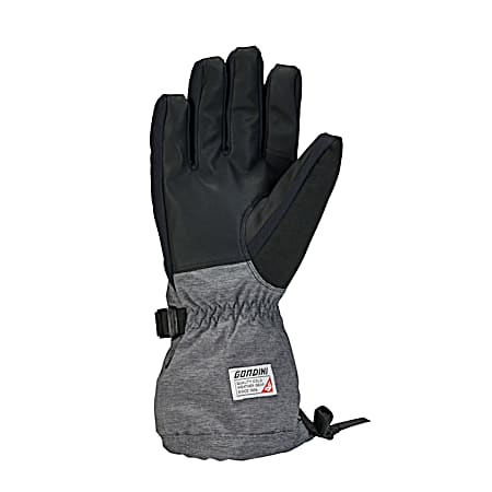 Men's AquaBloc Black/Gray Gaunt III Down Winter Gloves