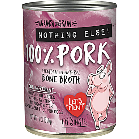 Against the Grain Nothing Else! - Pork Wet Dog Food