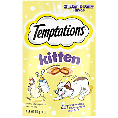 Temptations Chicken & Dairy Flavor Kitten Treats