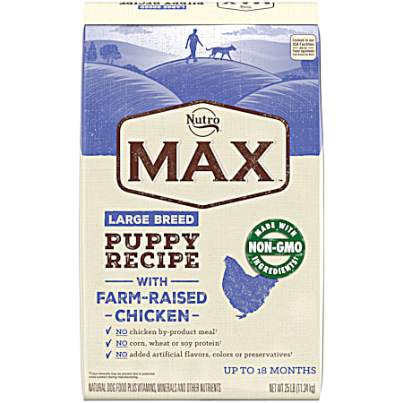 Large Breed Puppy Recipe w/ Farm-Raised Chicken Dry Dog Food