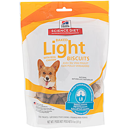 Hill's Science Diet Baked Light Biscuits w/ Real Chicken Small Dog Treats
