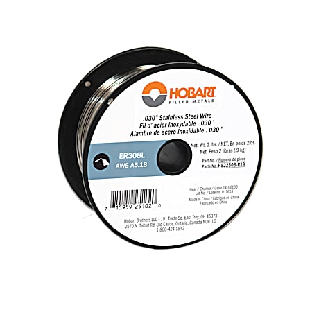 Hobart ER308L Stainless Steel Welding Wire - .030 In.