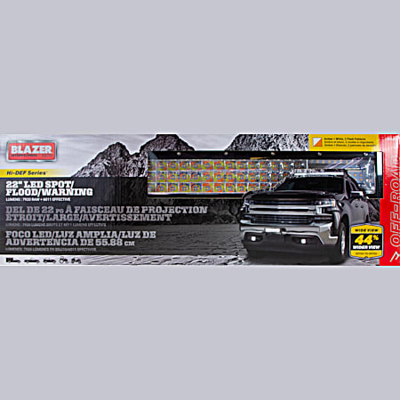 22 in LED Wide View Warning Light Bar