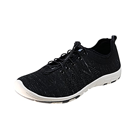 Men's Black/Grey Bungee Lace Water Shoes