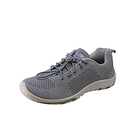 RocSoc Ladies' Light Grey Bungee Lace Water Shoes