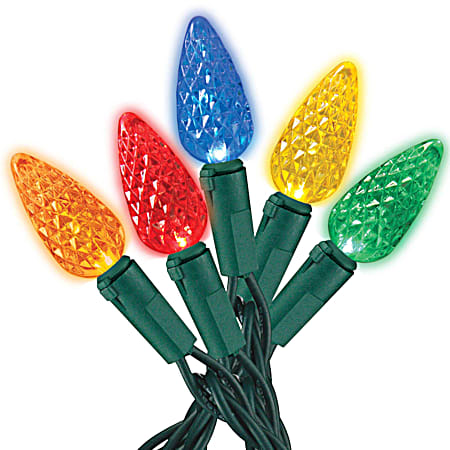 Stay-Lit 100 Ct LED Multi-Colored C6-Style Lights