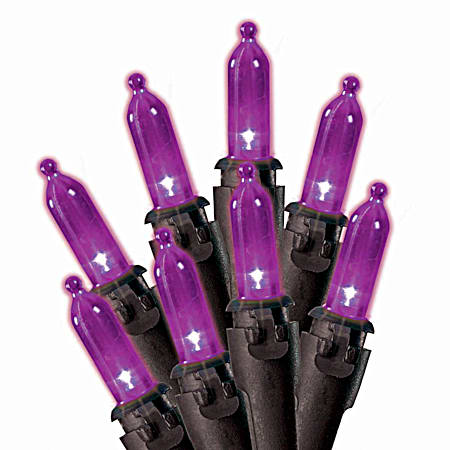 Halloween Series 50 Lt Purple LED Mini Light Set