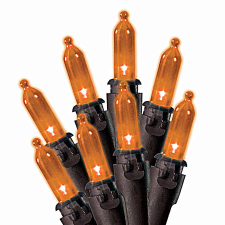 Halloween Series 50 Lt Orange LED Mini Light Set