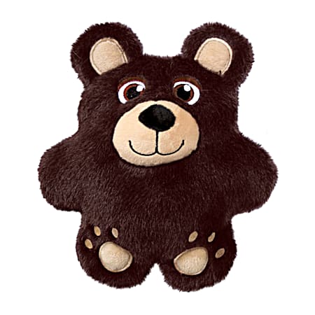 Medium Brown Snuzzles Bear Dog Toy