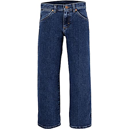 Wrangler Little Boys' Cowboy Cut Indigo Original Fit Active Flex Jeans