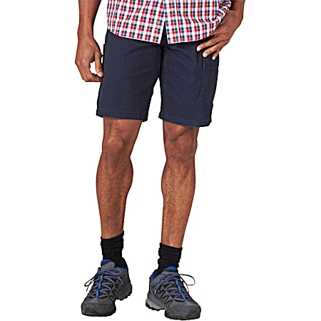 Men's Rugged Wear Navy Cotton Cargo Shorts