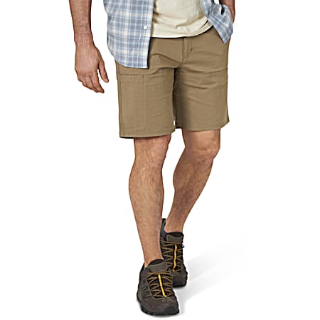 Men's ATG Fallen Rock Tan Regular Fit Side Pocket Utility Shorts