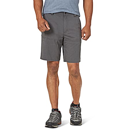 Men's ATG Pavement Grey Regular Fit Side Pocket Utility Shorts