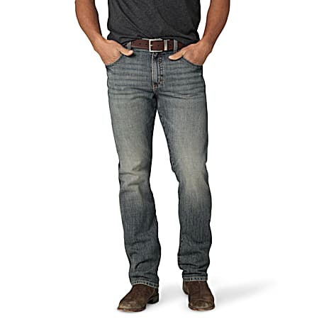 Men's Retro Slim-Fit Straight-Leg Jeans