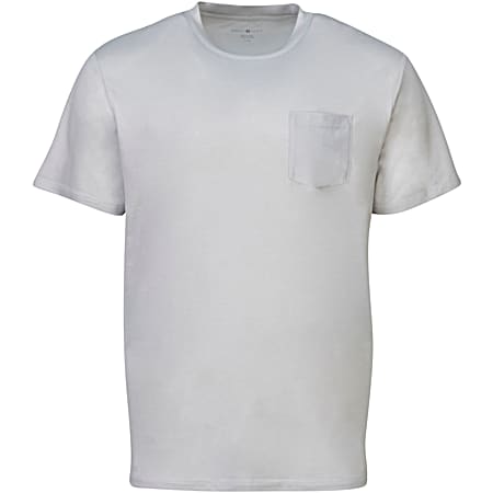 Swiss Alps Men's Outdoor Performance Glacier Bay Crew Neck Short Sleeve T-Shirt w/ Pocket