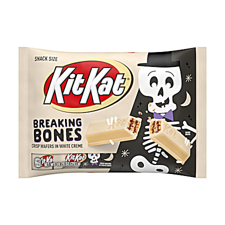 10.29 oz Breaking Bones Crisp Wafers in White Crème Snack Size