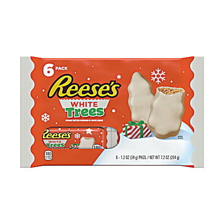 Reese's White Crème Peanut Butter Trees - 6 Pk
