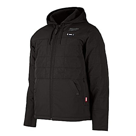 Black M12™ Men's Heated AXIS™ Hooded Jacket