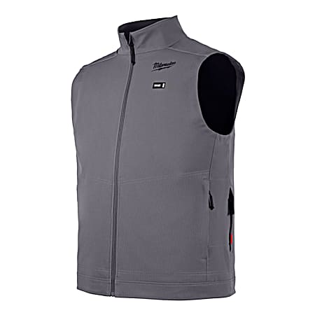 Gray M12™ Men's Heated TOUGHSHELL™ Vest Only