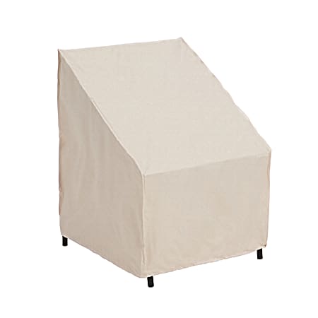 28 in Taupe Patio Chair Cover