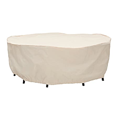 Taupe Round Patio Set Cover