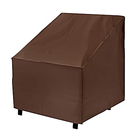 33 in Brown Premium Oversized Chair Cover