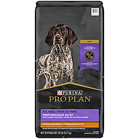 Pro Plan Sport All Life Stage Performance 30/20 Formula Chicken & Rice Dry Dog Food