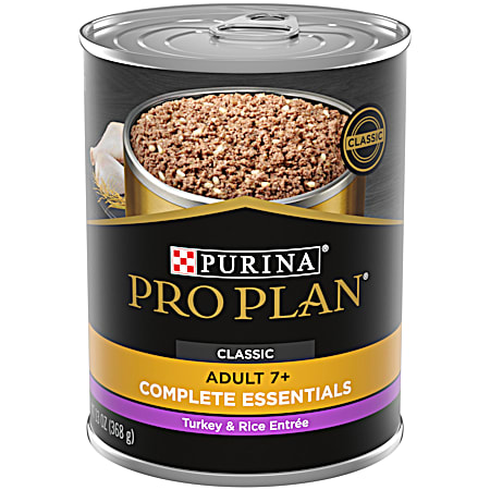 Purina Pro Plan Senior Turkey & Rice Formula Wet Dog Food