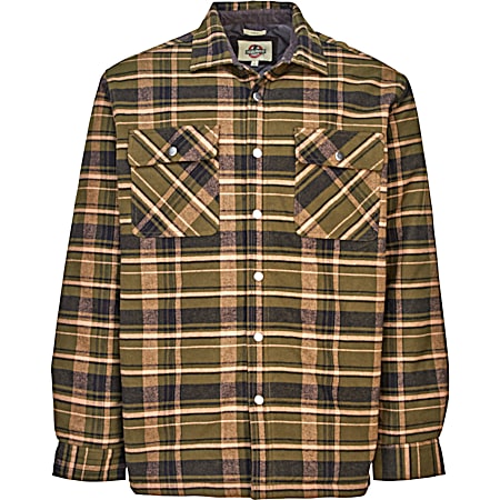 Men's Field Flannel Snap Front Long Sleeve Shirt