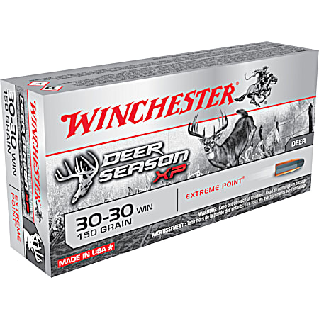 30-30 Win Deer Season XP Cartridges - 20-Rounds