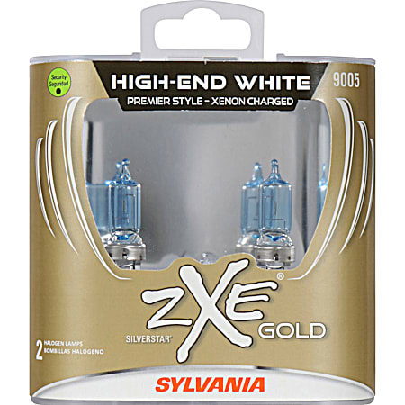 ZXE Gold 9005 SilverStar Halogen Headlight Bulb - 2 Pk