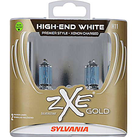 ZXE Gold H11 SilverStar Halogen Headlight Bulb - 2 Pk