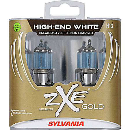 ZXE Gold H13 SilverStar Halogen Headlight Bulb - 2 Pk