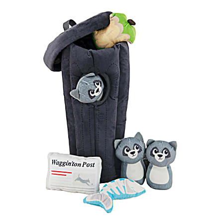 Gray Hide A Raccoon Dog Toy Puzzle