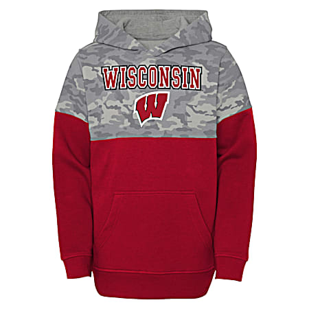 Youth Wisconsin Badgers Team Graphic Pullover Hoodie